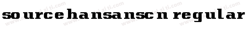 sourcehansanscn regular gbps字体转换